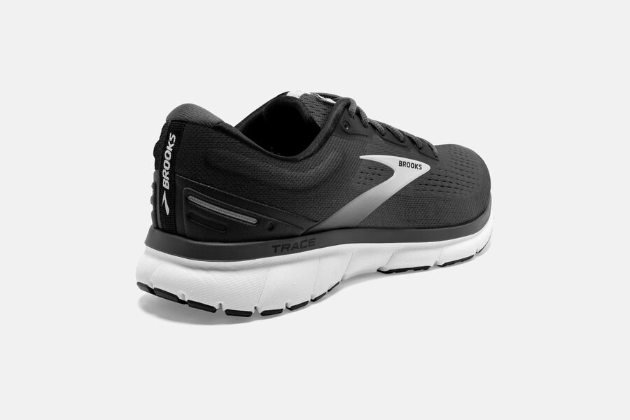 Trace Road Brooks Running Shoes NZ Mens - Black/Grey - VYOPAS-389